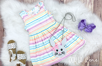 Rainbow Stripe Dress