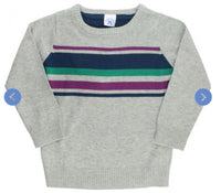 Gray Stripe Sweater