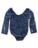 Navy Lace Leotard
