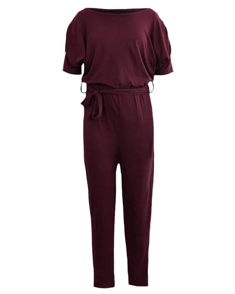 Burgundy Jumpsuit