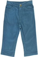 Ethereal Blue Straight Corduroy Pants