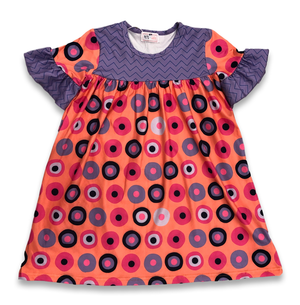 Orange Circle Dress