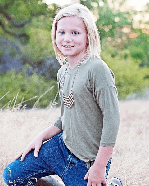 Sage Knot Front Top