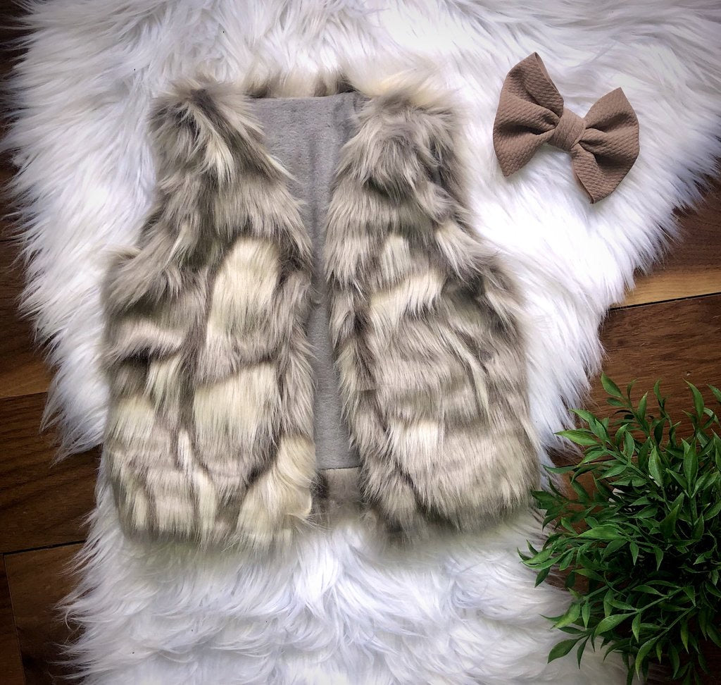Fur Vests – Zessie Mae Childrens Boutique