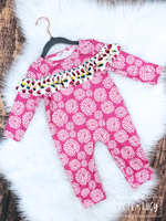 Pink Ruffle Romper