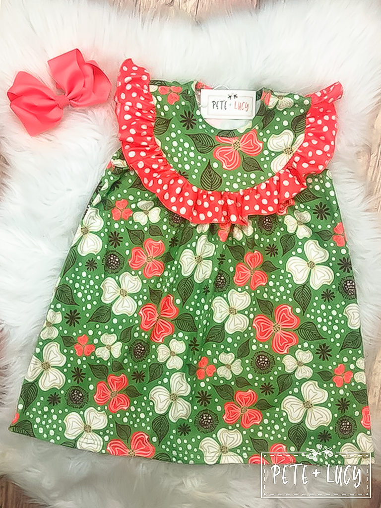 Green Hawaiian Dress Zessie Mae Childrens Boutique Green Hawaiian Dress Zessie Mae Childrens Boutique