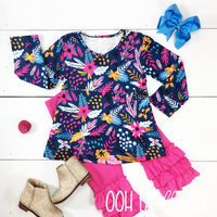 Fushia Fall Pants Set